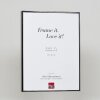 Efektowa aluminiowa ramka na zdjęcia Quadro 25x35 cm antyczne srebrne szkło akrylowe