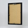 Efektowa aluminiowa rama do zdjęć Quadro 25x50 cm czarne szkło akrylowe panel tylny MDF