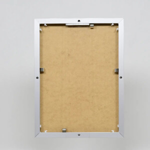 Efektowa aluminiowa rama do zdjęć Quadro 50x50 cm srebrne szkło akrylowe