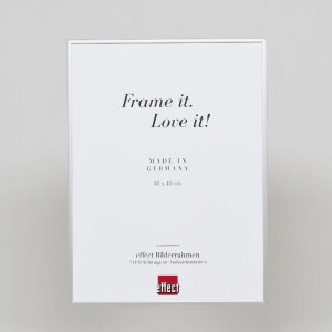 Efektowa aluminiowa rama do zdjęć Quadro 50x50 cm srebrne szkło akrylowe
