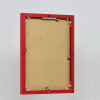 Efektowa aluminiowa rama do zdjęć Quadro 50x50 cm czerwona do szkła akrylowego i Alu-Dibond