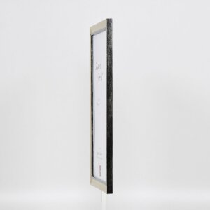 Effect Holz-Bilderrahmen Profil 40 Silber 10x15 cm Acrylglas