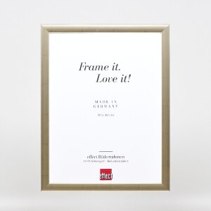Effect Holz-Bilderrahmen Profil 43 silber 7x10 cm Kunstglas