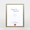 Effect Holz-Bilderrahmen Profil 43 silber 7x10 cm Kunstglas