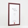 Effect Holzbilderrahmen Profil 43 rot 7x10 cm Kunstglas
