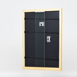 Effect Holz-Bilderrahmen Profil 43 honig 7x10 cm Kunstglas