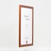 effect Holz-Bilderrahmen Profil 43 braun 7x10 cm mit Kunstglas
