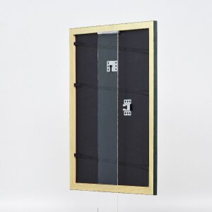 Effect Holz-Bilderrahmen Profil 43 tannengrün 9x13 cm Kunstglas