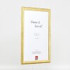 Effect Holz-Bilderrahmen Profil 43 gold 30x45 cm