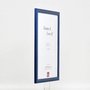 Effect Holzbilderrahmen Profil 43 royalblau 30x45 cm Kunstglas