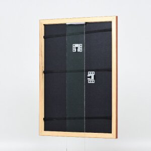 Effect Holz-Bilderrahmen Profil 43 braun 35x100 cm Kunstglas