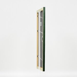 Effect Holz-Bilderrahmen Profil 43 tannengrün 35x50 cm Kunstglas
