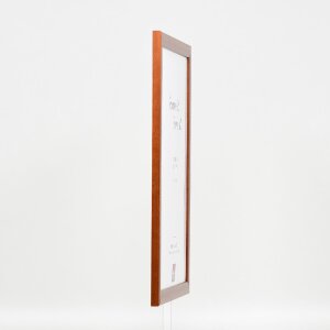 effect Holz-Bilderrahmen Profil 43 braun 35x50 cm mit Kunstglas