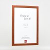 effect Holz-Bilderrahmen Profil 43 braun 35x50 cm mit Kunstglas