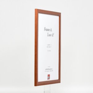 Effect Holzbilderrahmen Profil 43 braun 40x50 cm mit Kunstglas