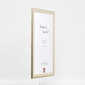 Effect Holz-Bilderrahmen Profil 43 silber 40x60 cm Kunstglas
