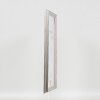 Effect Holzrahmen Profil 44 silber 45x80 cm Kunstglas