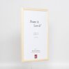 Ramka na zdjęcie z drewna sosnowego Profil 45, 7x10 cm, z szkłem akrylowym