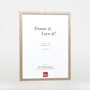 Effect Drewniana ramka Profil 51 antyczne srebro 14,8x21 cm