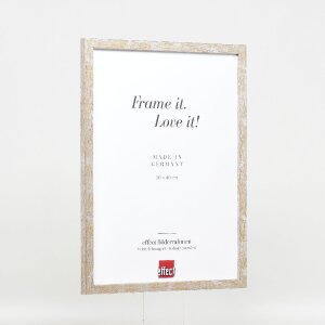 Effect Drewniana ramka Profil 51 antyczne srebro 14,8x21 cm