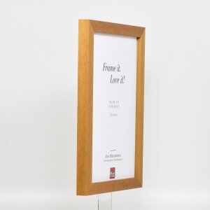 Efekt drewniana ramka na zdjęcia profil 52 w kolorze dębu 10,5x14,8 cm szkło artystyczne