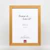 Efekt drewniana ramka na zdjęcia profil 52 w kolorze dębu 10,5x14,8 cm szkło artystyczne
