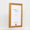 Efekt drewniana ramka na zdjęcia profil 52 w kolorze dębu 10,5x14,8 cm szkło artystyczne