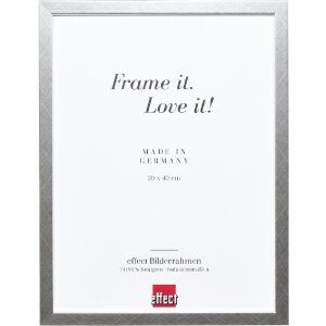 Rama drewniana Effect Profil 58 srebrna 25x50 cm