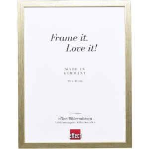 Effect Holzrahmen Profil 58 antiksilber 60x60 cm mit...