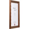 Effect Holzrahmen Profil 63 Barockstil braun 27x48 cm mit Kunstglas