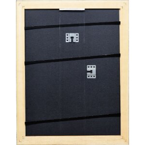 effect Holz Bilderrahmen Profil 64 braun 13x13 cm mit Kunstglas