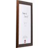 Effect Holzbilderrahmen Profil 64 braun 25x60 cm mit Kunstglas