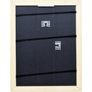 effect Holz-Bilderrahmen Profil 64 weiß 40x60 cm Kunstglas