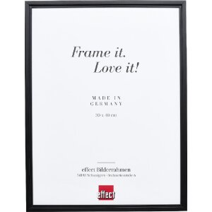 Effect Holz-Bilderrahmen Profil 69 Schwarz 40x50 cm mit...
