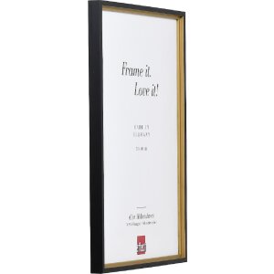 Effect Holz-Bilderrahmen Profil 69 gold 40x60 cm Kunstglas