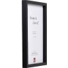Effect Holz-Bilderrahmen Profil 74 schwarz 13x13 cm Kunstglas