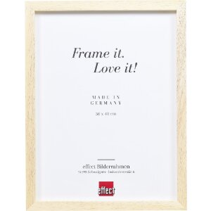Effect Holzrahmen Profil 74 natur 20x20 cm mit Kunstglas