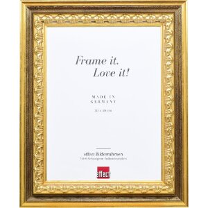Effect Holz-Bilderrahmen Profil 80 gold 23x70 cm
