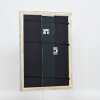 Efekt drewniana ramka na zdjęcia profil 85 srebrna 10x10 cm szkło akrylowe