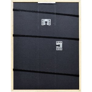 Effect Holzrahmen Profil Top S silber 10x15 cm Kunstglas