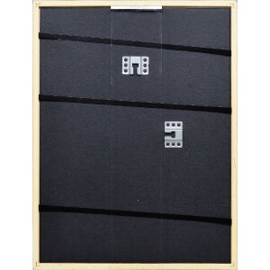 Effect Holzrahmen Profil Top S platin 18x27 cm Kunstglas