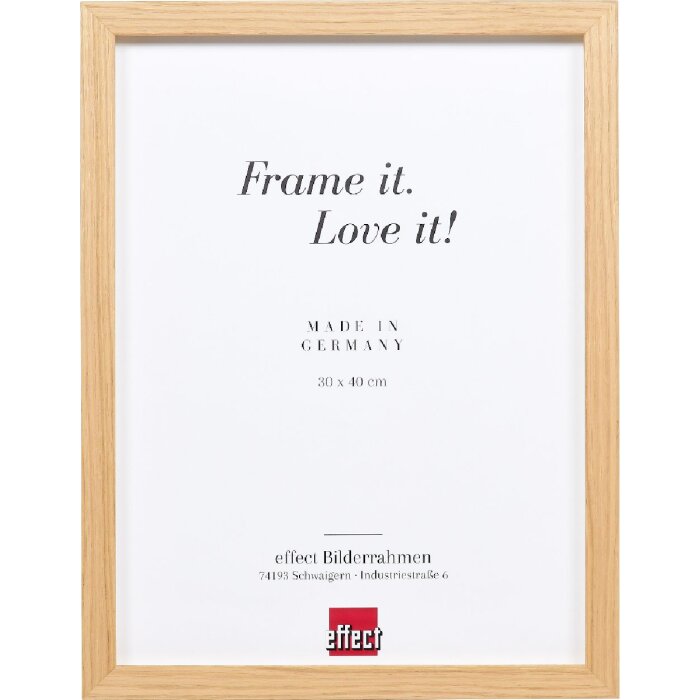 Ramka na zdjęcia z drewna Eiche 50x50 cm z szkłem akrylowym – Effect