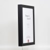 Efektowa drewniana ramka na zdjęcia Profil 55 czarna 30x30 cm zwykłe szkło + listwa dystansowa