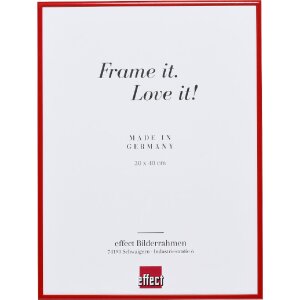 effect Bilderrahmen Quadro Spiegel rot 30 x 45 cm