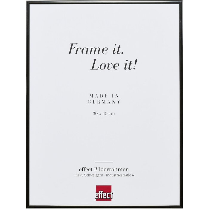 Lustrzana ramka Quadro z efektem antik srebrny 42 x 59,4 cm – Effect