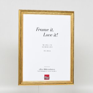 Lustrzana ściana z profilu 44 złoty 20x28 cm – styl barokowy