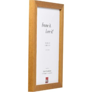 Lustrzany wieszak Profil 52 w kolorze dębowym 28x35 cm – Effect