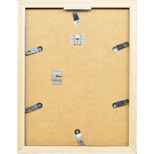 Lustro z drewna w kolorze wenge, Profil 52, 30x40 cm – elegancja nowoczesnego wnętrza