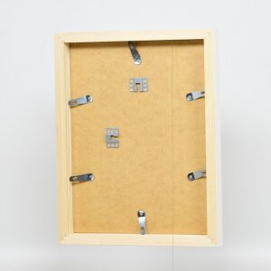 Lustrzany panel z ramą Profil 55, biały, 10x10 cm – elegancja do dekoracji ścian i stolików