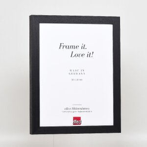 Lustrzanka na ścianę Profil 55, czarna, 18x24 cm – elegancka ramka do wnętrz